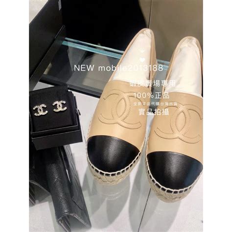 chanel 草編 鞋|chanel 双色 shoes.